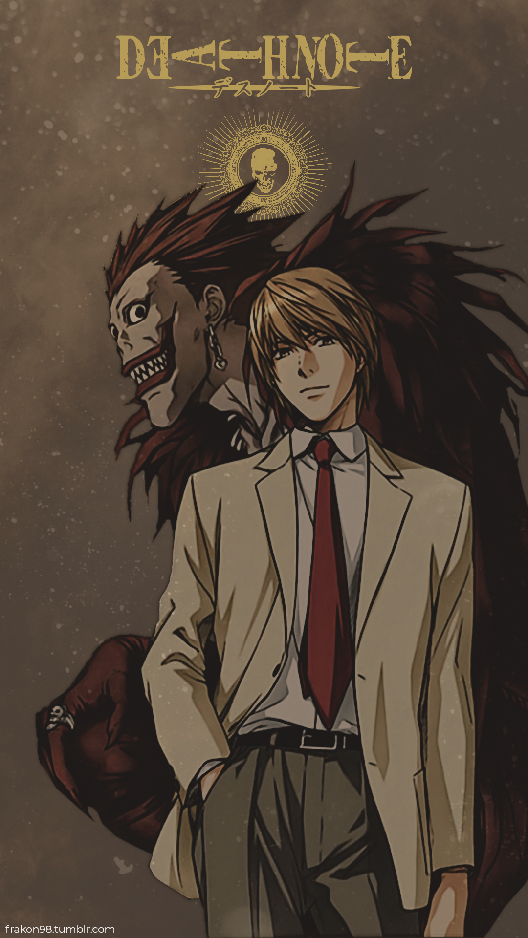Death Note Wallpaper Iphone - Death Note Light And Ryuk (#12