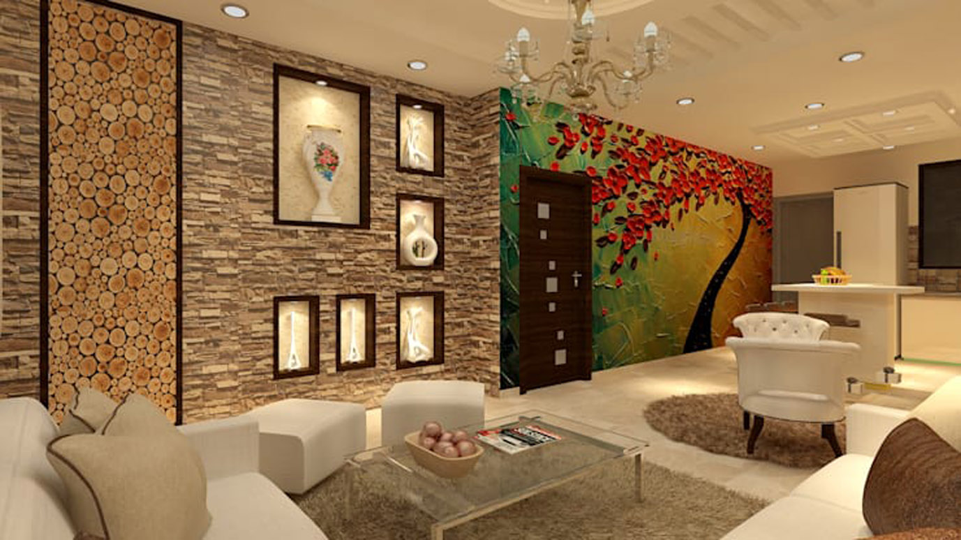 Wallpaper For Home Interior Design - Interior Decoration Of Room , HD Wallpaper & Backgrounds