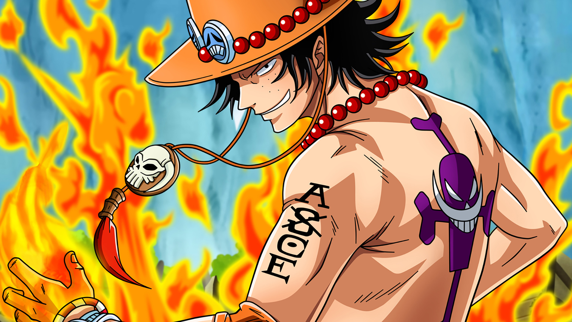 Portgas D Ace Hd , HD Wallpaper & Backgrounds