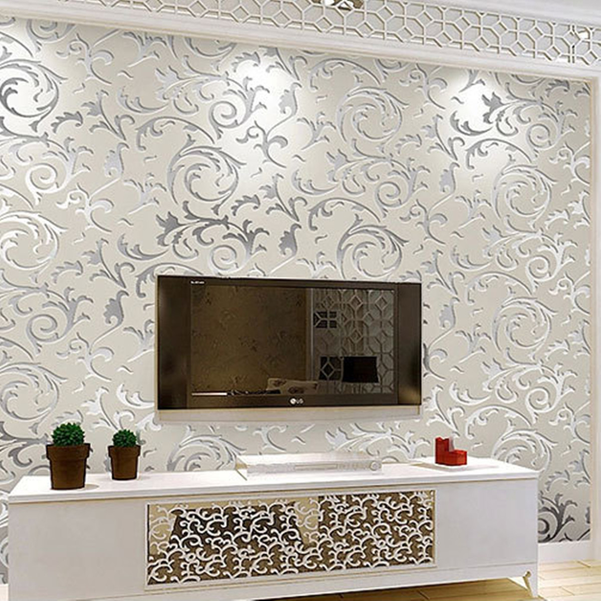 Non-woven 3d Rolls 10m Wallpaper Living Room Bedroom - Wall 3d Wallpaper For Living Room , HD Wallpaper & Backgrounds