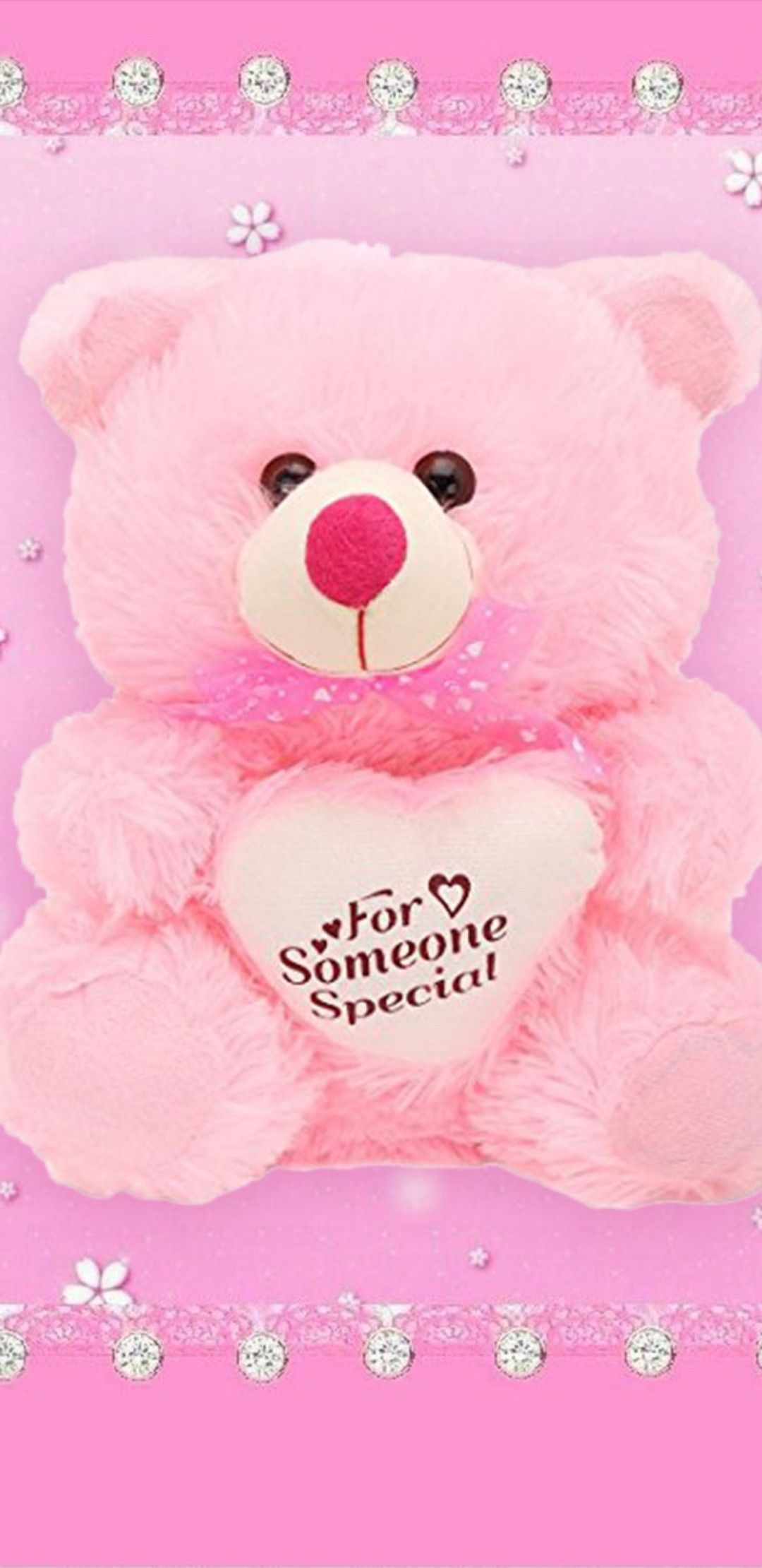 Teddy Bear Pink Love , HD Wallpaper & Backgrounds
