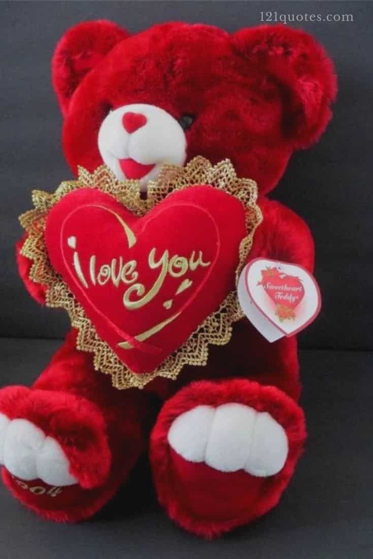 Red Teddy Bear Images - Love Teddy Bear , HD Wallpaper & Backgrounds
