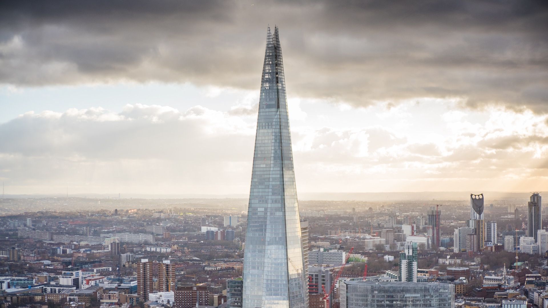 The Shard High Rise Building London Aerial View , HD Wallpaper & Backgrounds