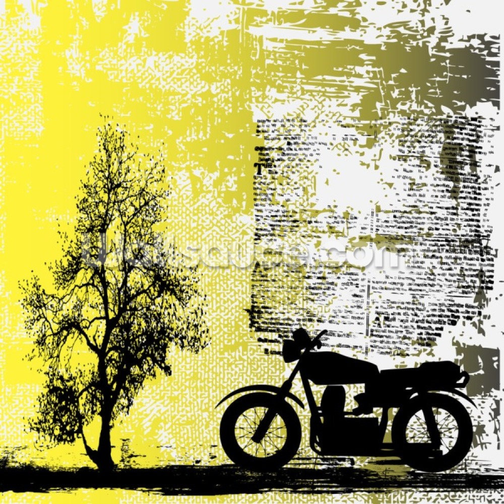Retro Motorcycle Mural Wallpaper - Sidecar , HD Wallpaper & Backgrounds