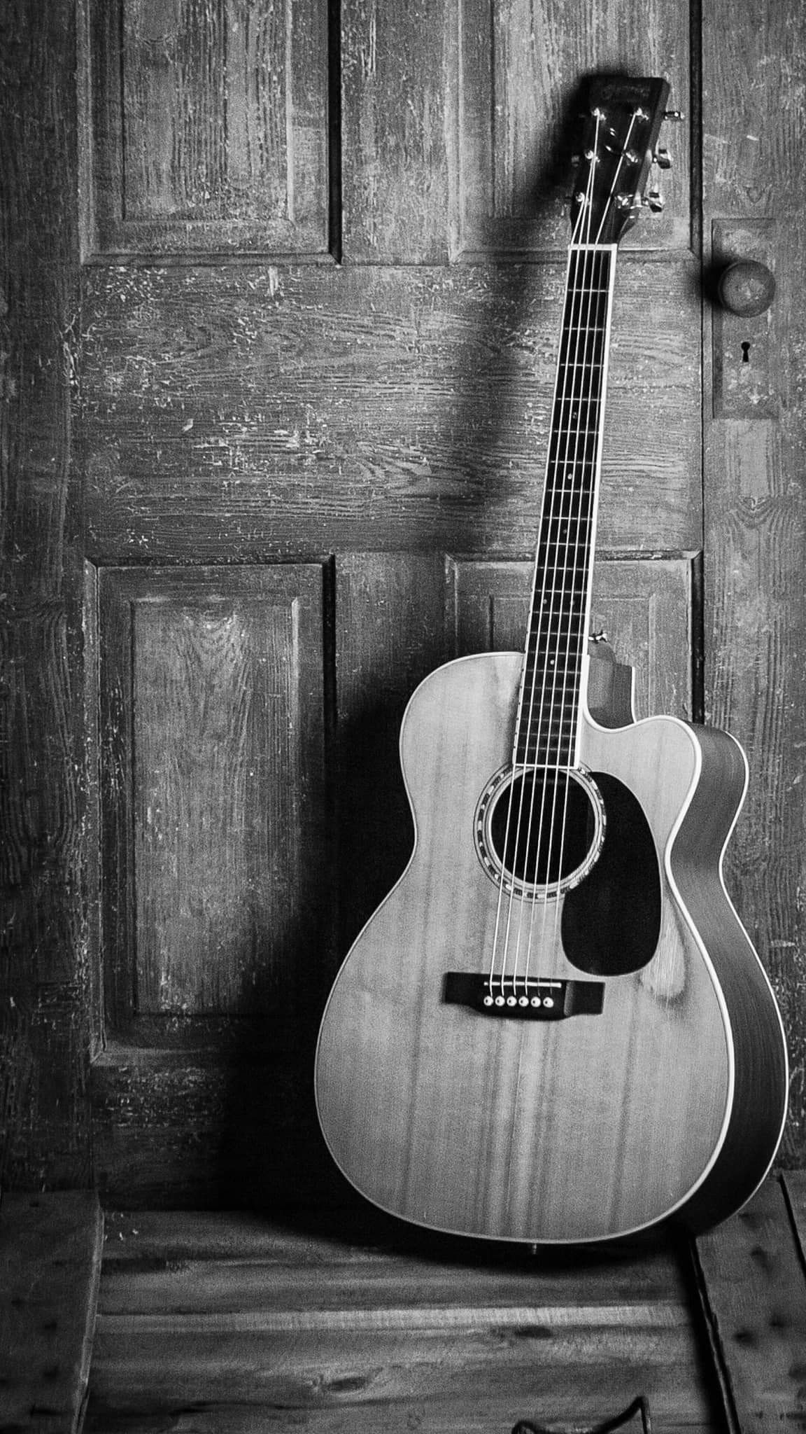 Guitar Wallpaper Guitar Wallpaper - Black And White Photography At Home , HD Wallpaper & Backgrounds