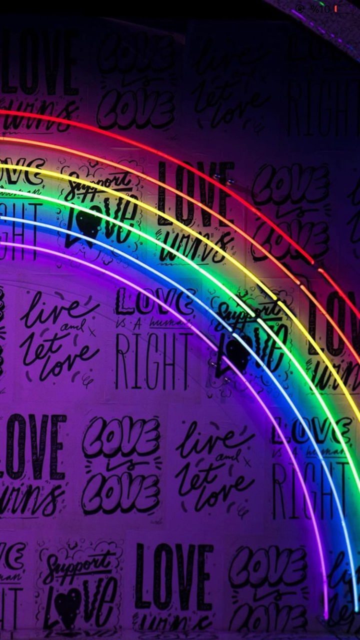 Wallpaper, Wallpapers, Colorful And Purple - Pride Month , HD Wallpaper & Backgrounds