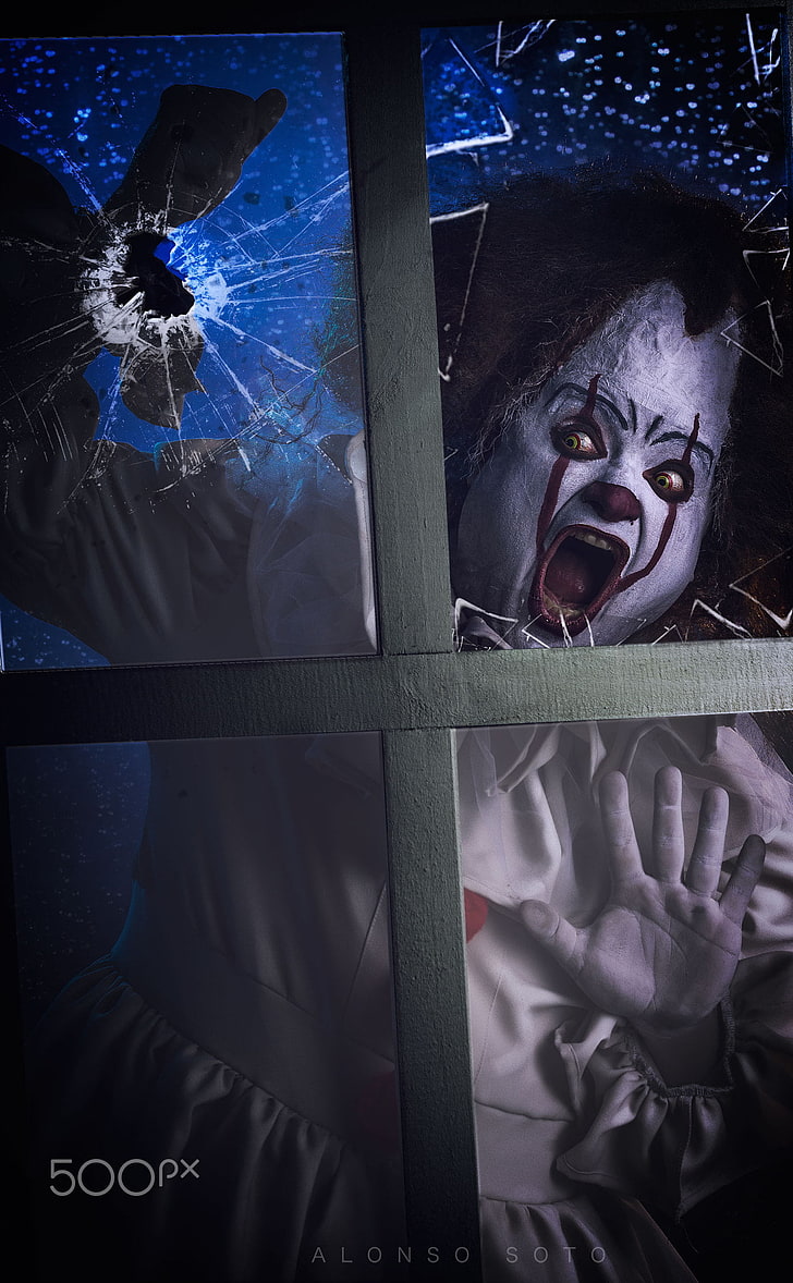 Clowns, Alonso Soto, 500px, Spooky, Fear, Emotion, - Horror Wallpaper Hd , HD Wallpaper & Backgrounds