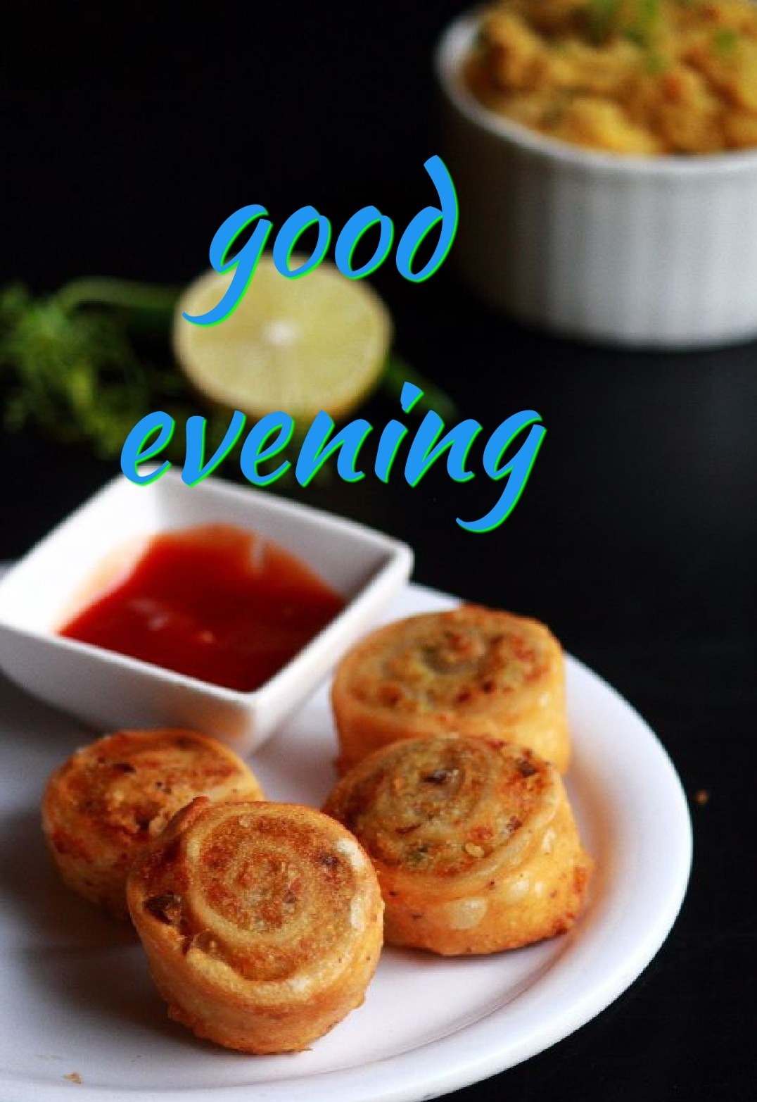 Good Evening Wallpaper Download - Good Evening With Snacks , HD Wallpaper & Backgrounds