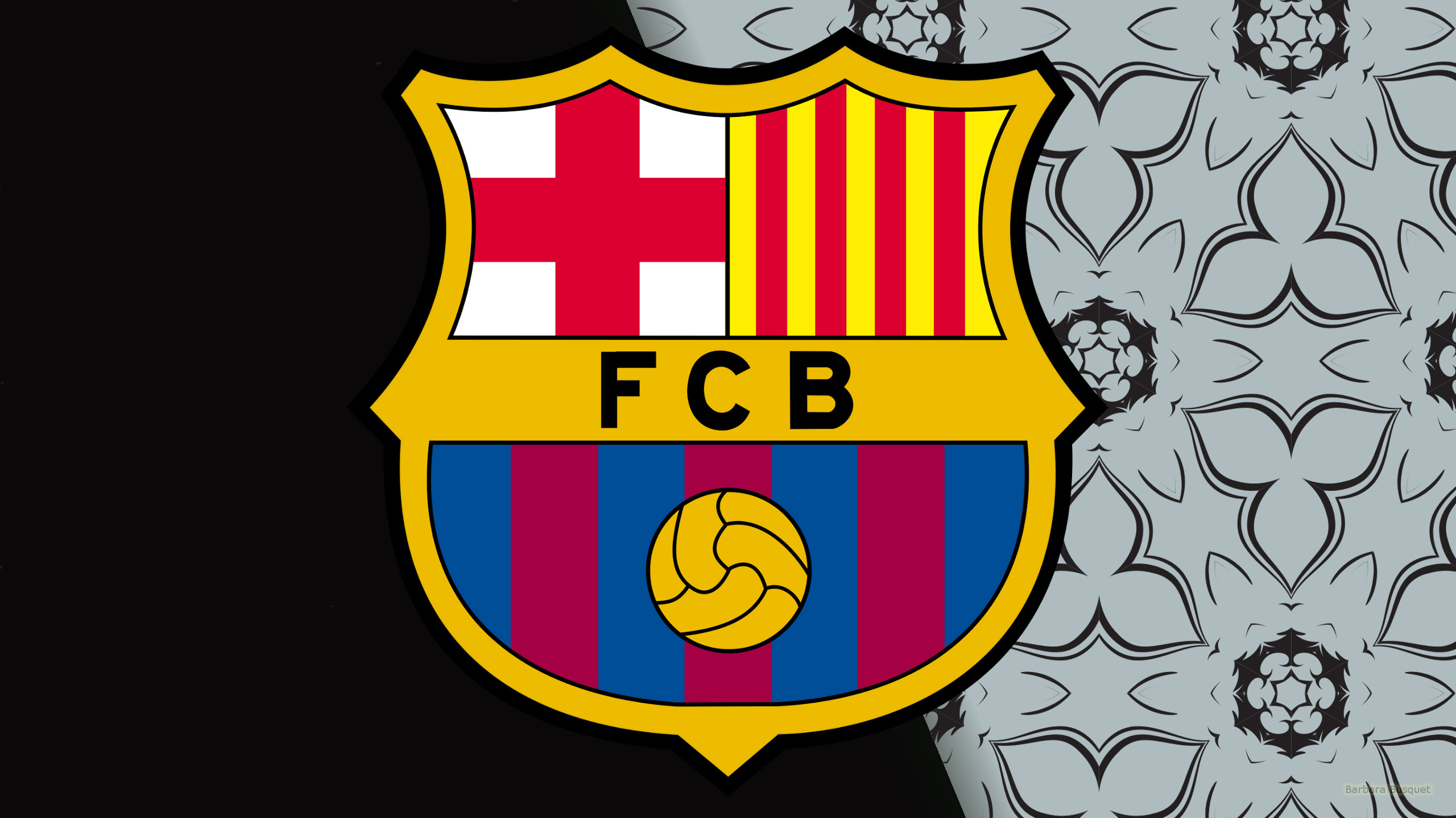 Fc Barcelona Dark Loge , HD Wallpaper & Backgrounds