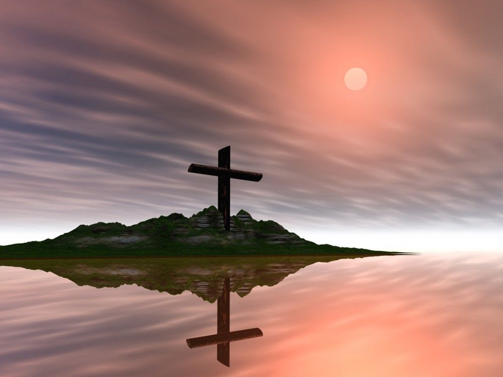 Cross In Nature Background , HD Wallpaper & Backgrounds