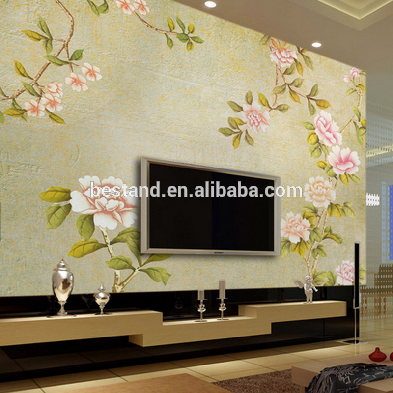 3d Wall Painting In Drawing Room , HD Wallpaper & Backgrounds