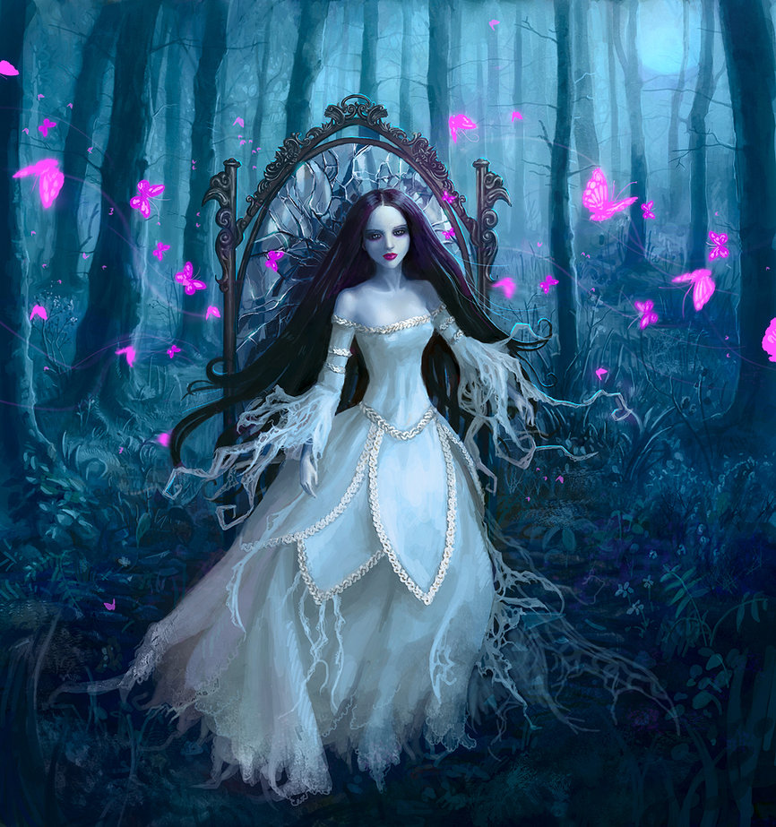 Fantasy Illustrations Women - Gothic Fairytale , HD Wallpaper & Backgrounds