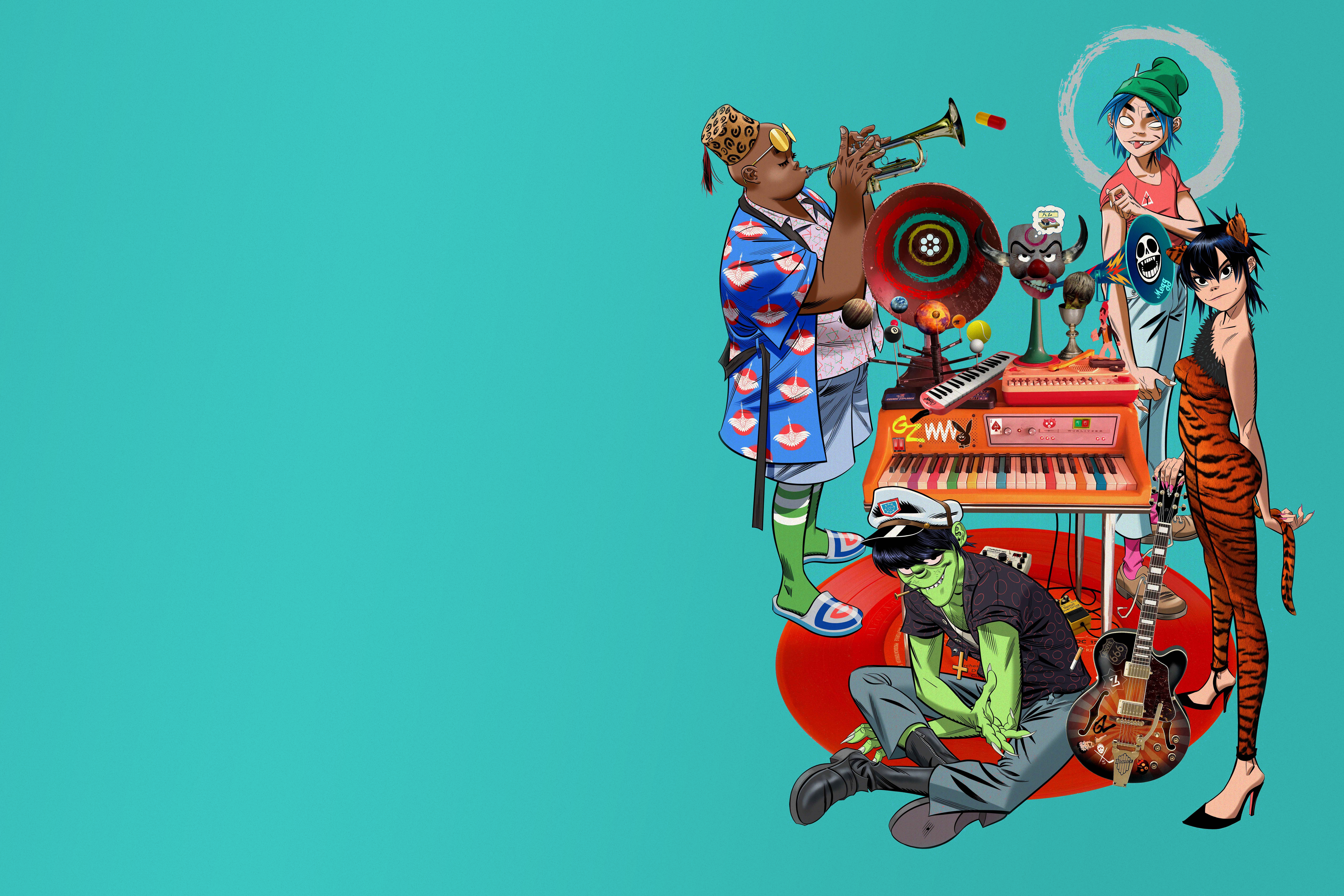 Gorillaz Song Machine Poster , HD Wallpaper & Backgrounds