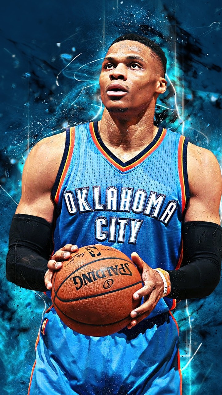 Russell Westbrook Phone Wallpaper - Russell Westbrook Wallpaper Desktop , HD Wallpaper & Backgrounds