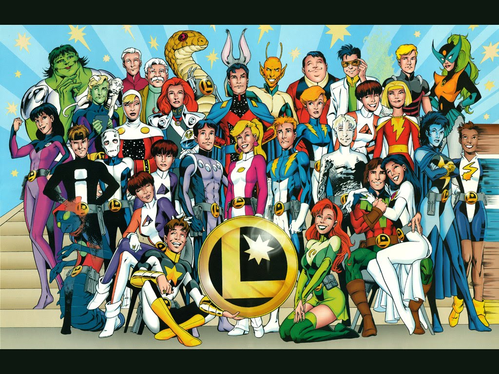 Hq Legion Of Superheroes Wallpapers - Dc Comics Legion De Superheroes , HD Wallpaper & Backgrounds