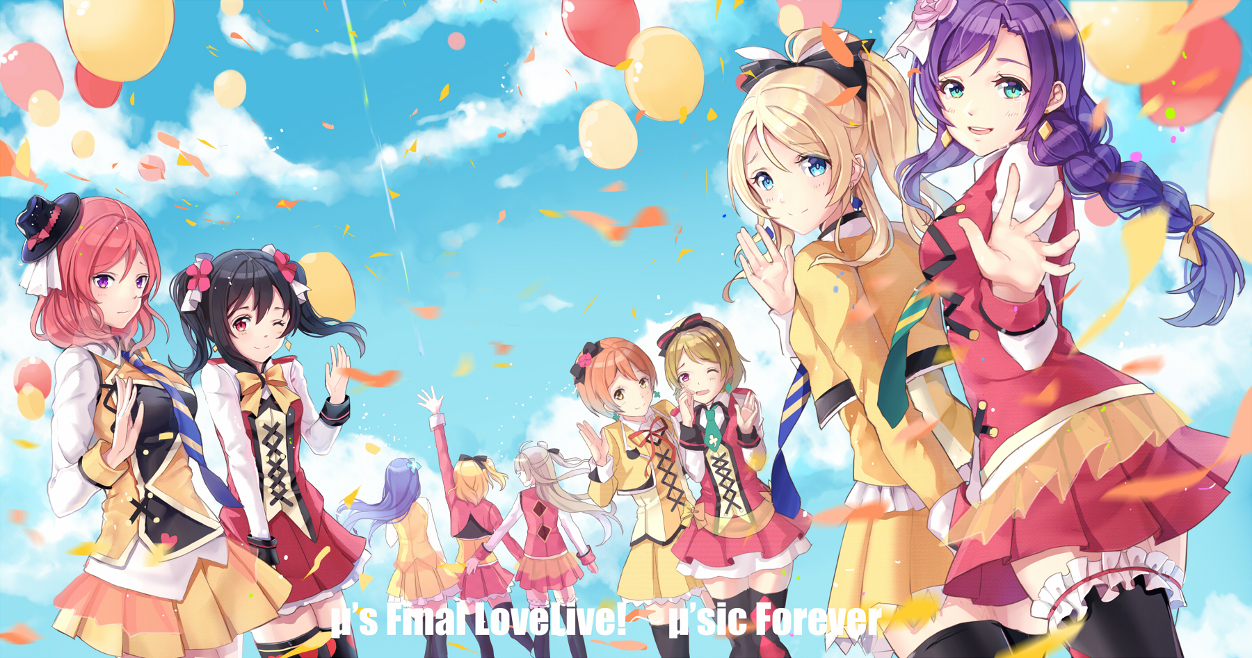 Love Live Group Fondo De Pantalla And Fondo De Escritorio - Live Wallpaper For Computer Anime , HD Wallpaper & Backgrounds