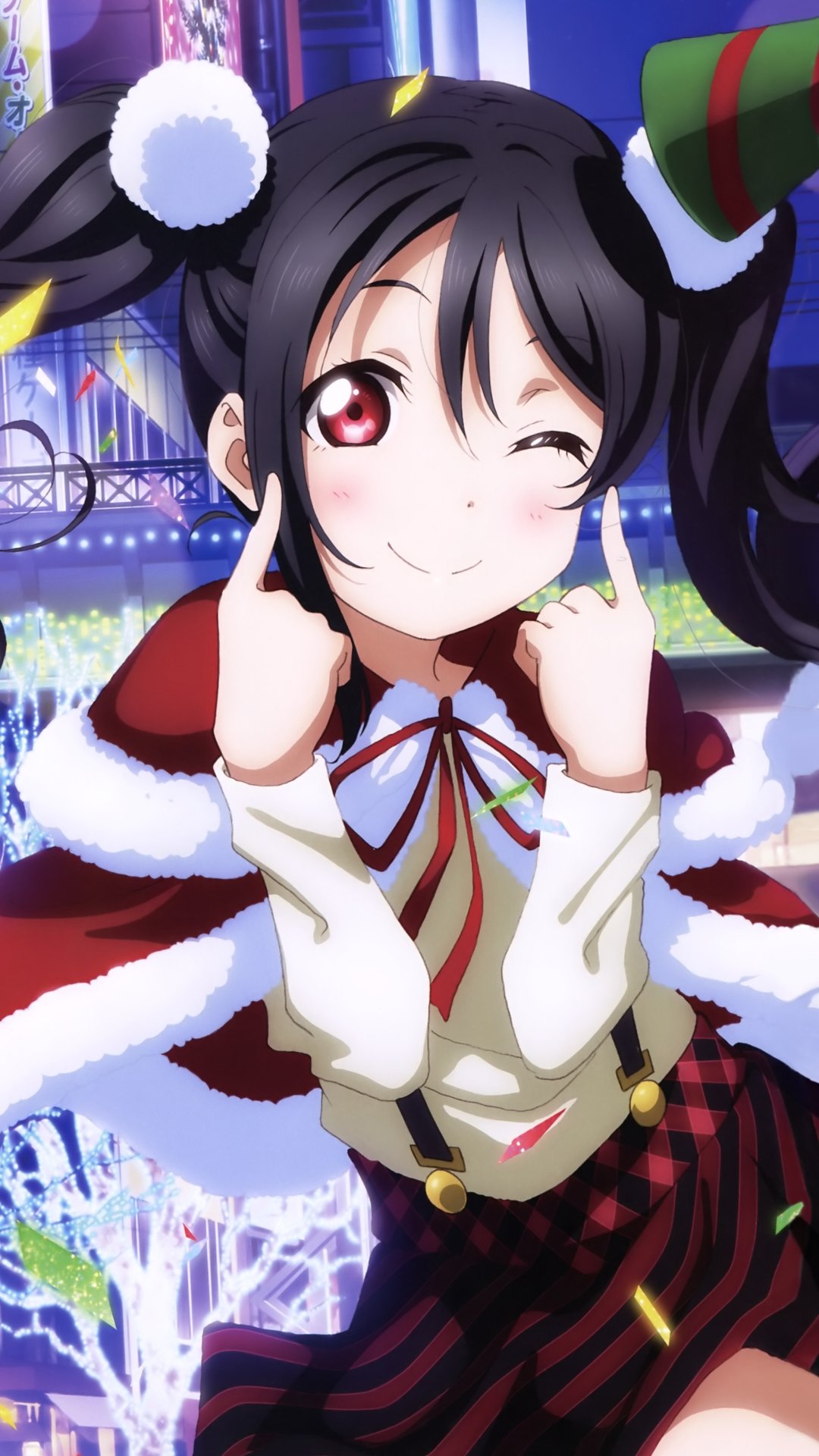 Christmas Anime 2017 Love Live - Merry Christmas Anime 2017 , HD Wallpaper & Backgrounds