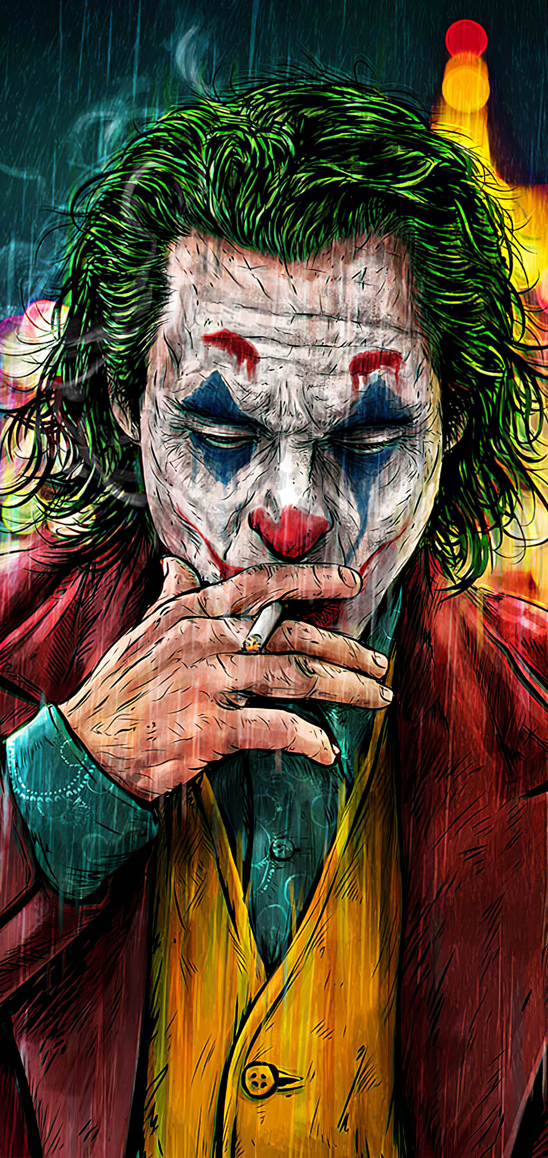 Joker Cigratte Smoking Wallpaper - Joker Smoking Wallpaper Iphone , HD Wallpaper & Backgrounds