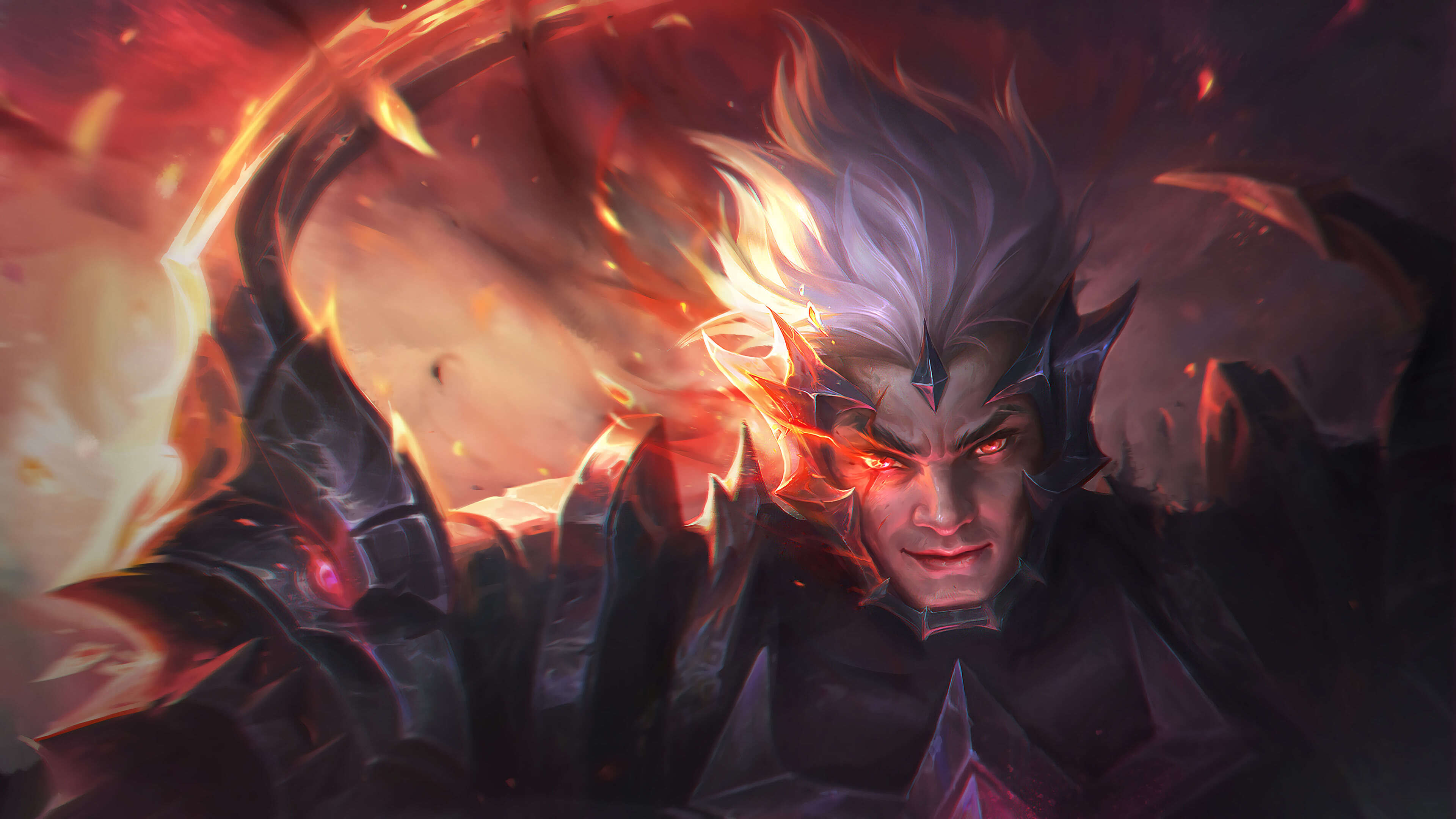 Video Game League Of Legends Yasuo Hd Wallpaper Background - God King Darius Fanart , HD Wallpaper & Backgrounds