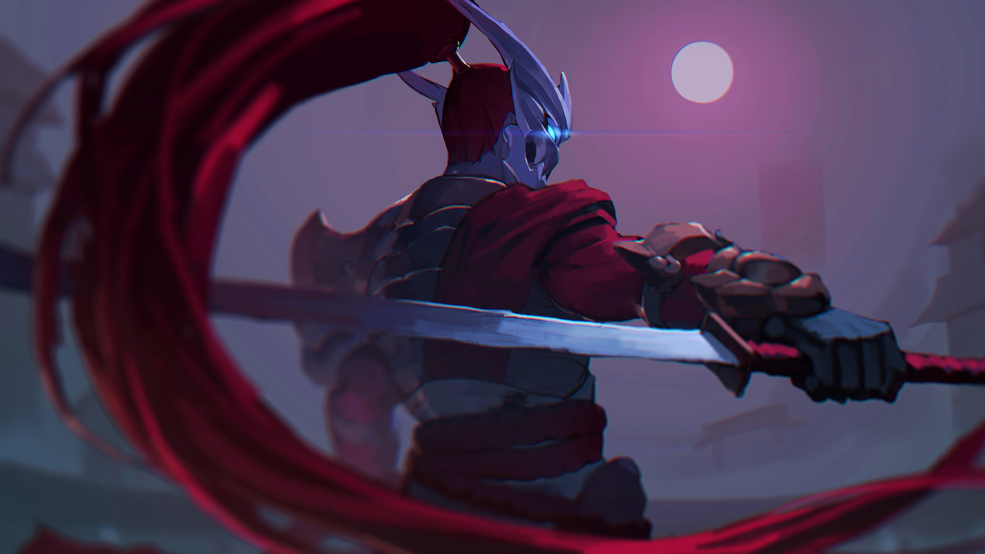 Yasuo Blood Moon Lol League Of Legends Lol - Blood Moon League Of Legends Wallpaper 4k , HD Wallpaper & Backgrounds