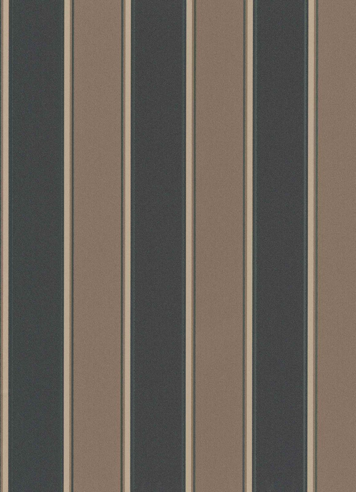 Vinyl Wallpaper Block Stripes Brown Black Gloss 6377-11 - Erismann Tapeten Palais , HD Wallpaper & Backgrounds