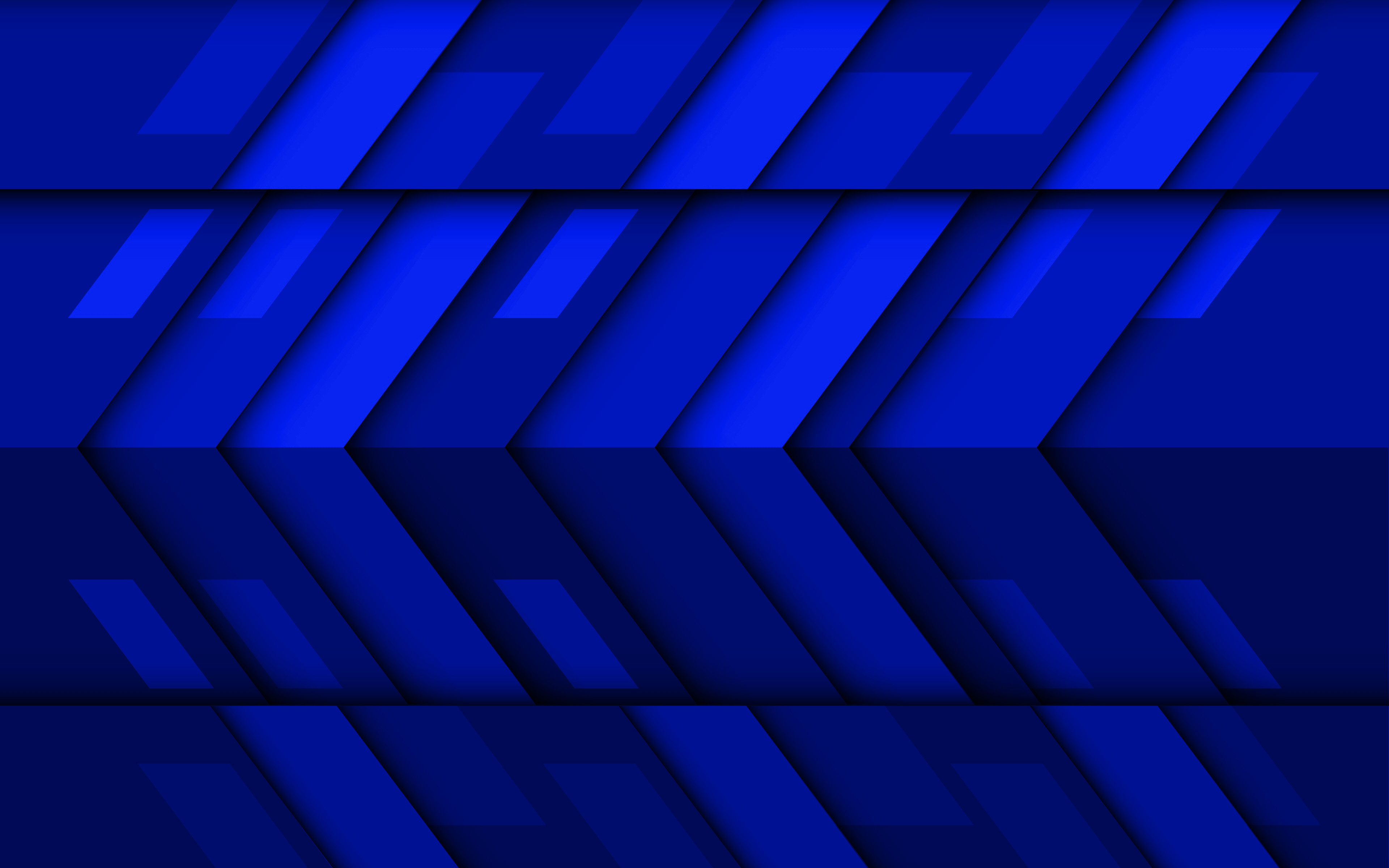Dark Blue Arrows, 4k, Material Design, Creative, Geometric - Dark Blue Designed Background Hd , HD Wallpaper & Backgrounds
