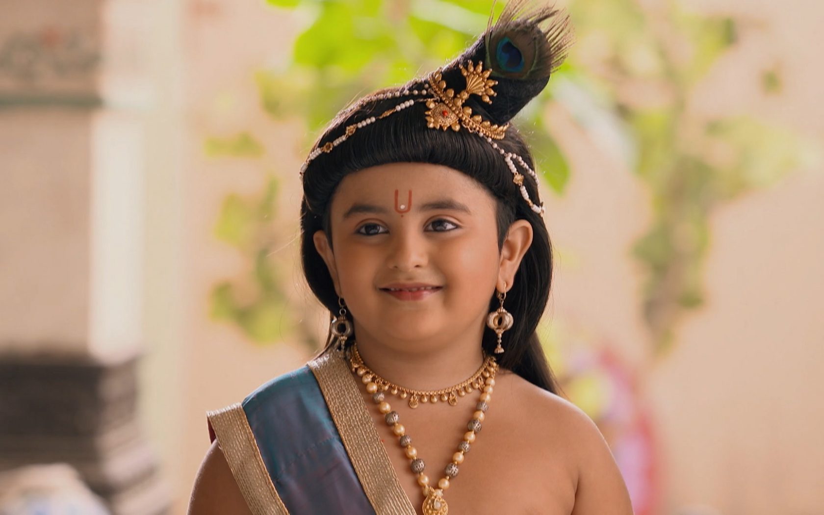 Cute Lord Shree Krishna Fabulous Lovely Wallpaper - Cute God Krishna , HD Wallpaper & Backgrounds
