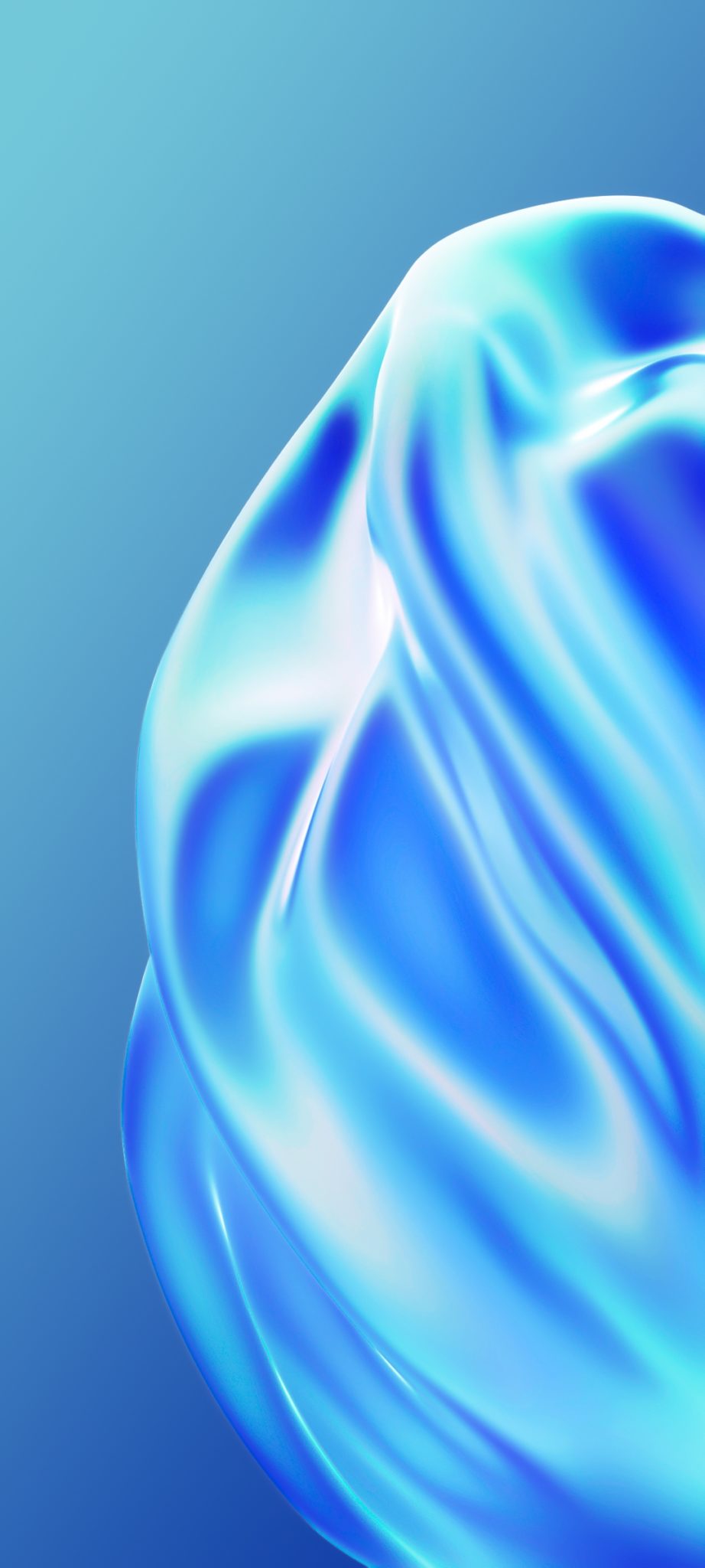 Oppo F15 Blue Liquid Wallpaper - Oppo F 15 Price In India , HD Wallpaper & Backgrounds