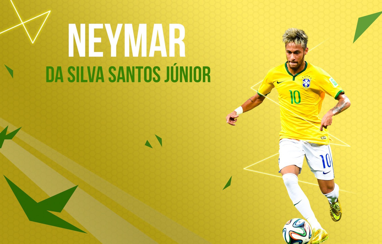 Photo Wallpaper Sport, Vector, Brazil, Player, Neymar, - Neymar Jr , HD Wallpaper & Backgrounds