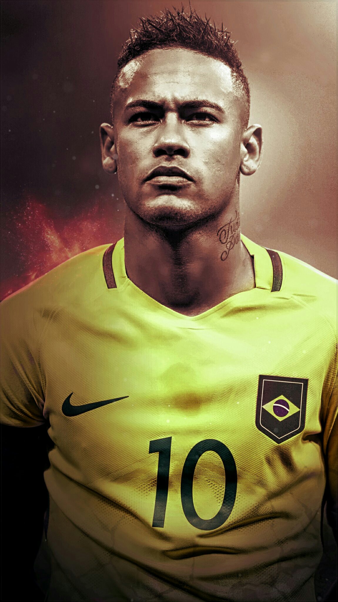 Neymar Hd Wallpaper 2019 Brazil , HD Wallpaper & Backgrounds