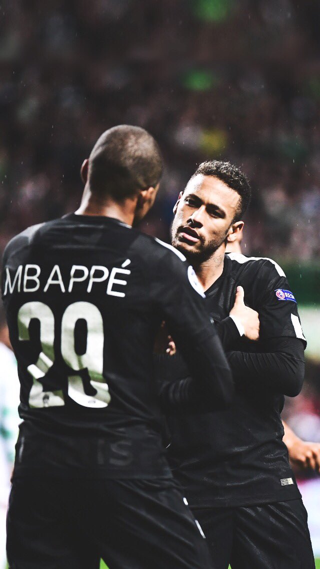 Mbappe Neymar Wallpaper Iphone - Neymar And Mbappe Wallpaper Iphone , HD Wallpaper & Backgrounds