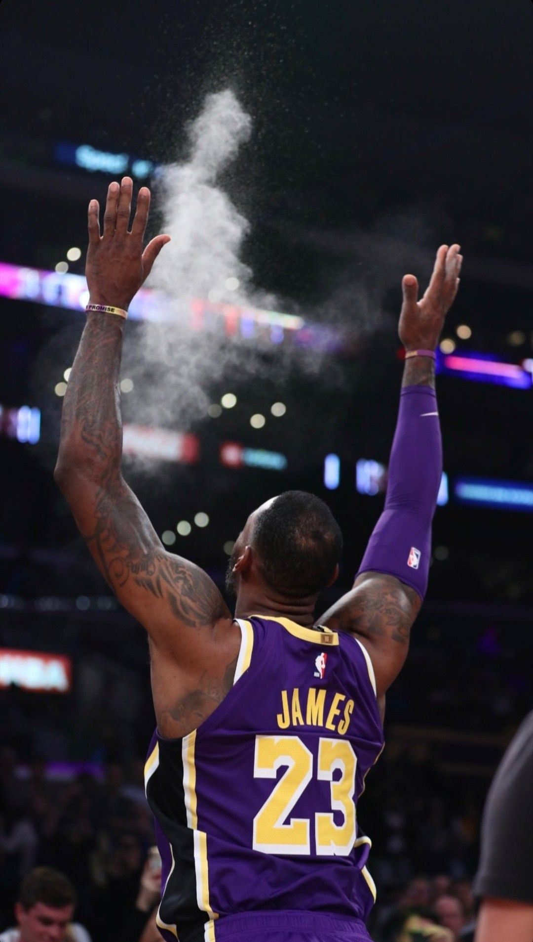 Lebron James Lakers Chalk Toss , HD Wallpaper & Backgrounds