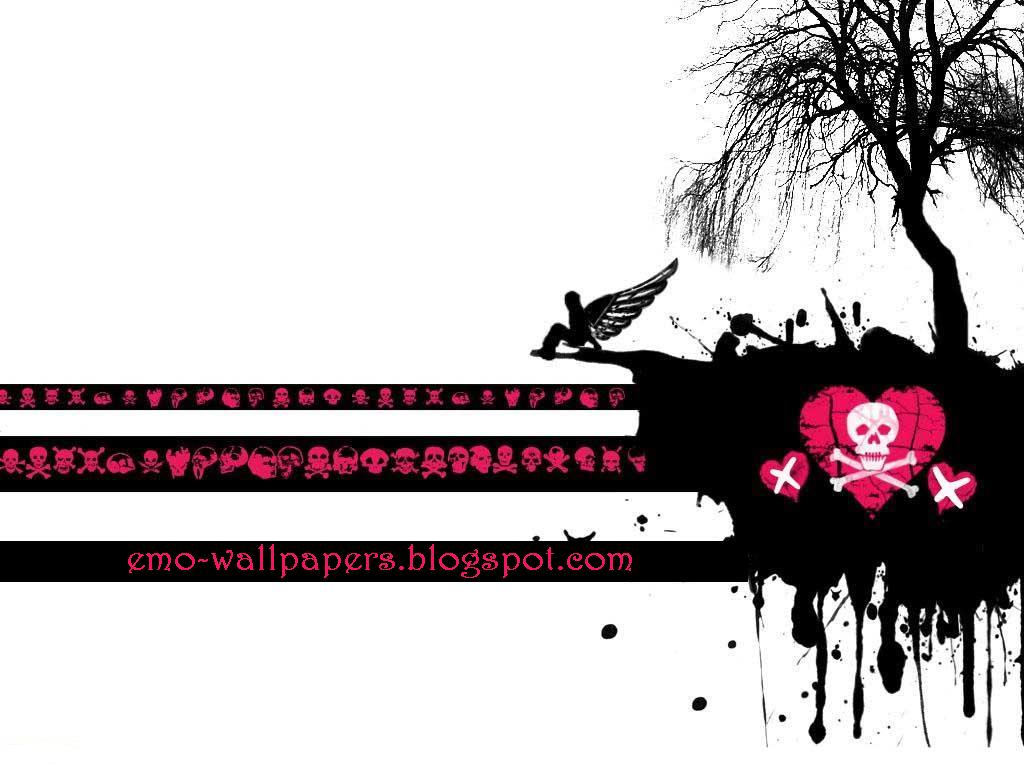 Emo Wallpaper - 非 主流 电脑 壁纸 , HD Wallpaper & Backgrounds