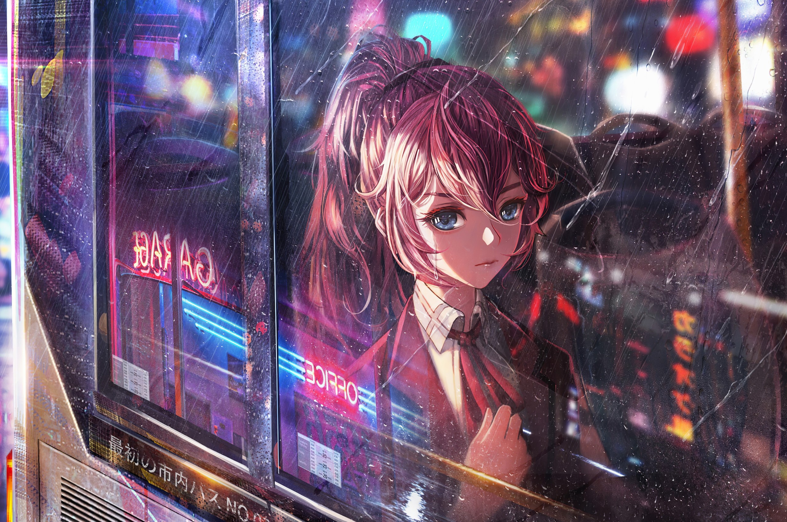 Anime Girl Wallpaper 4k , HD Wallpaper & Backgrounds