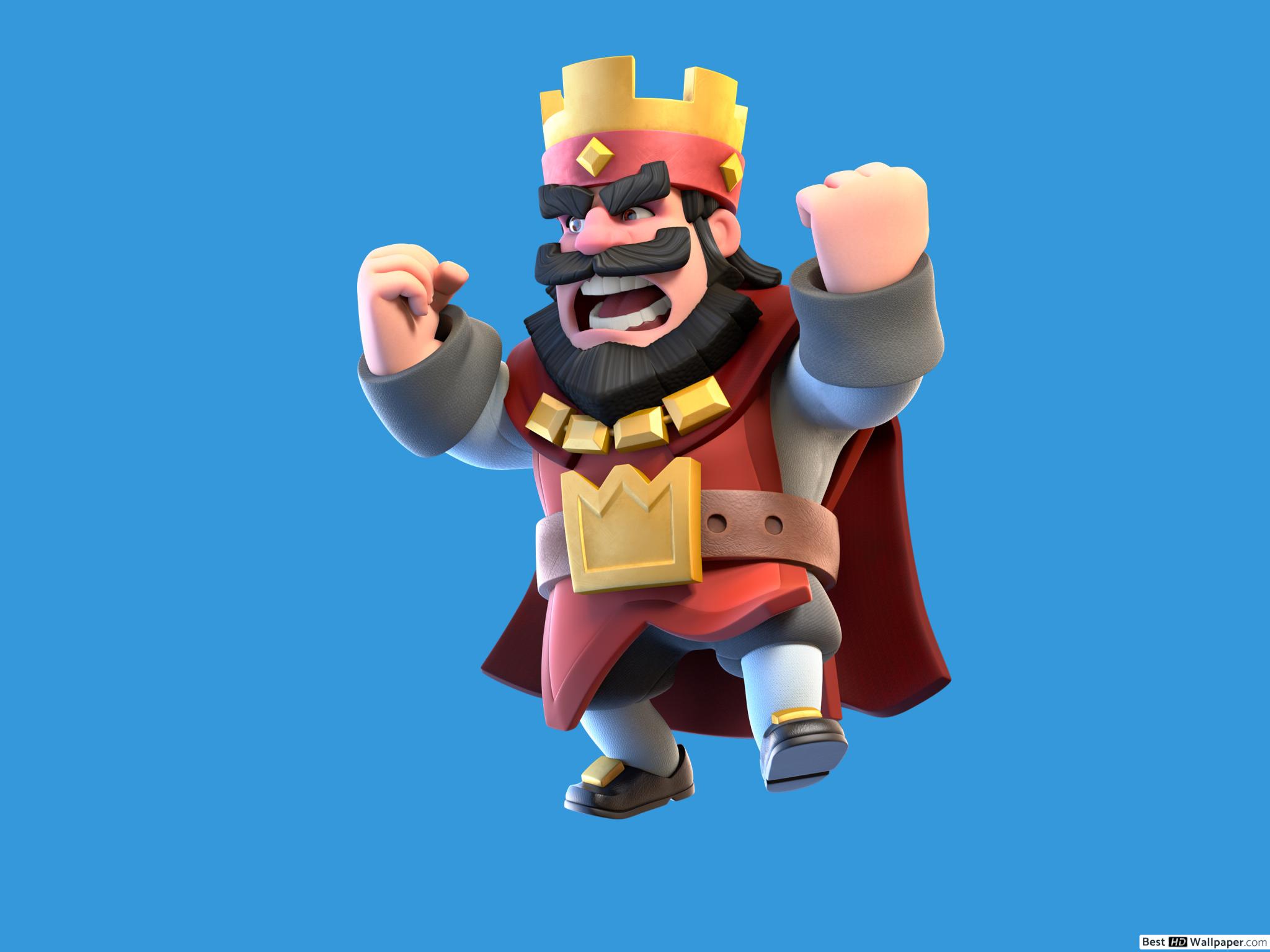 Clash Royale Red King , HD Wallpaper & Backgrounds