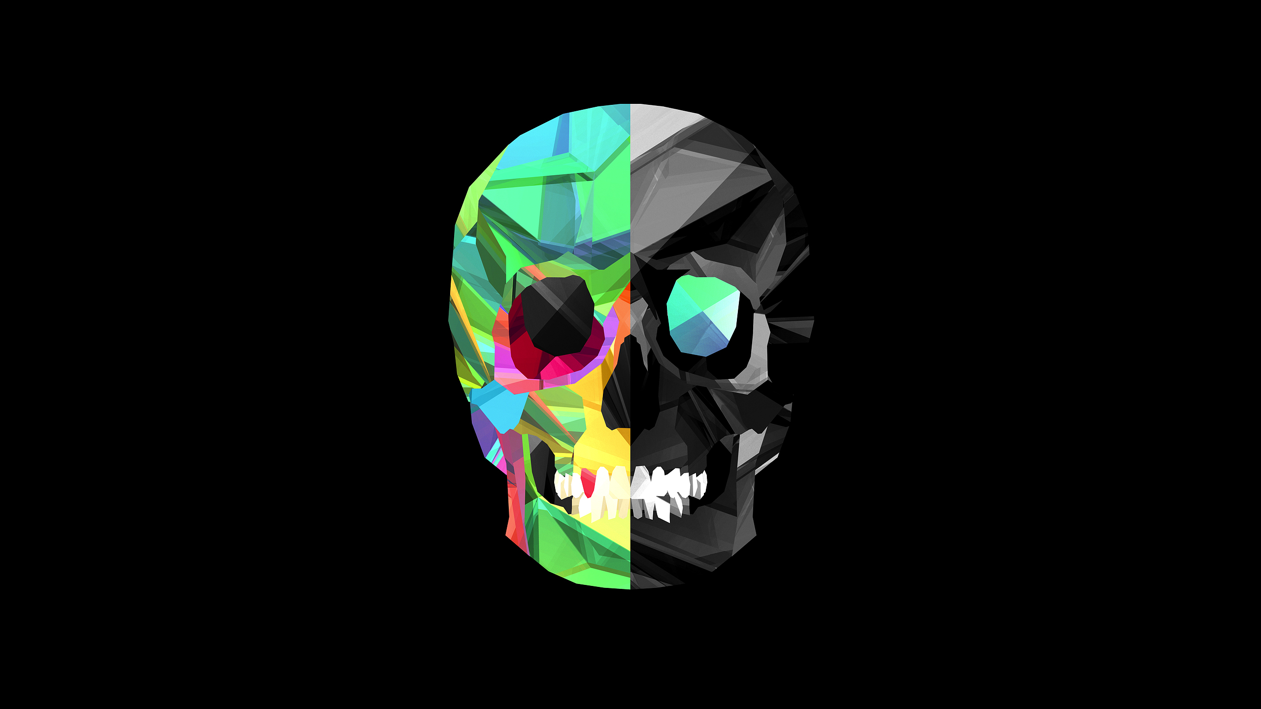 Abstract Wallpaper Skull , HD Wallpaper & Backgrounds