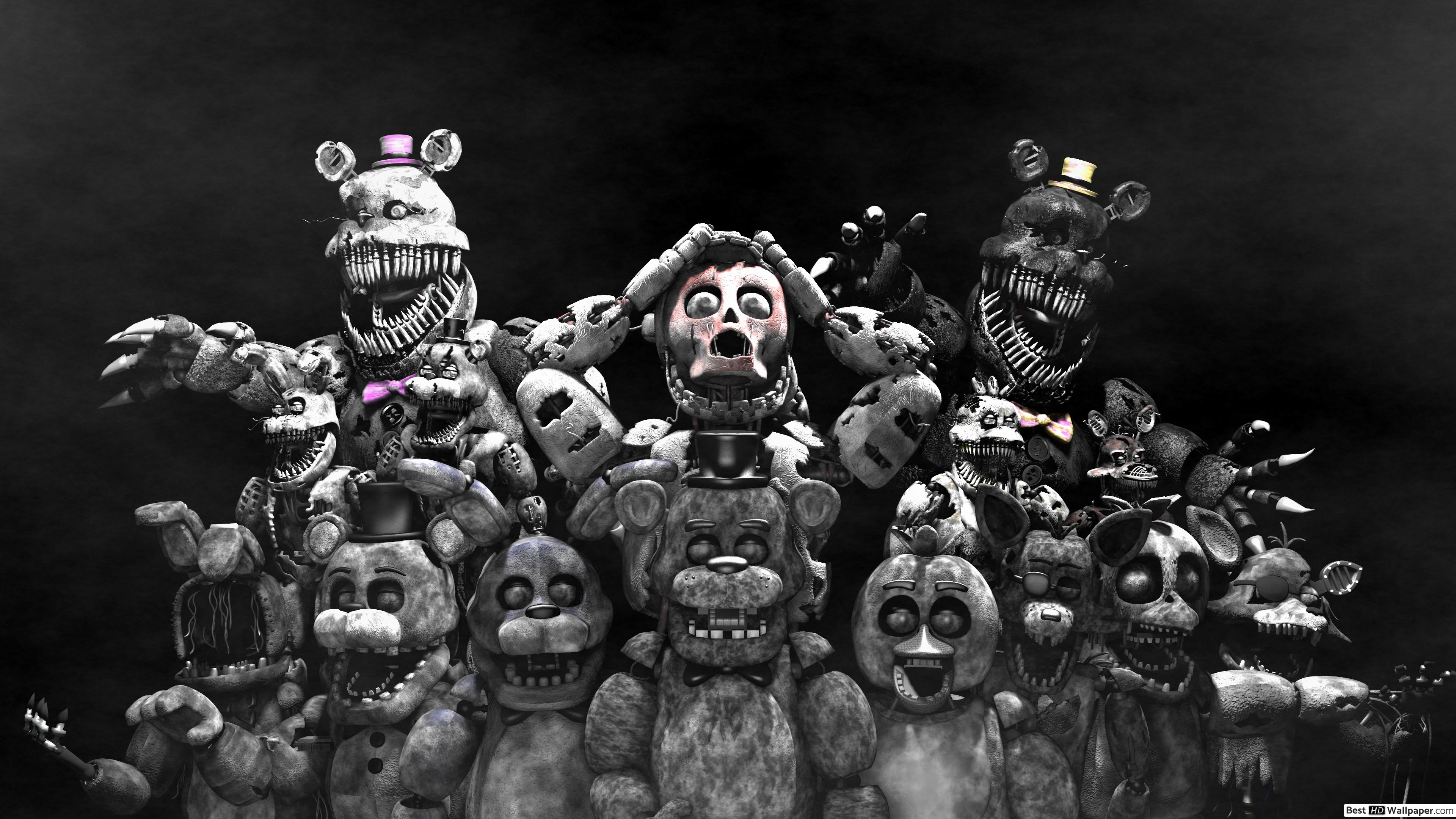 Five Nights At Freddy's Statues , HD Wallpaper & Backgrounds