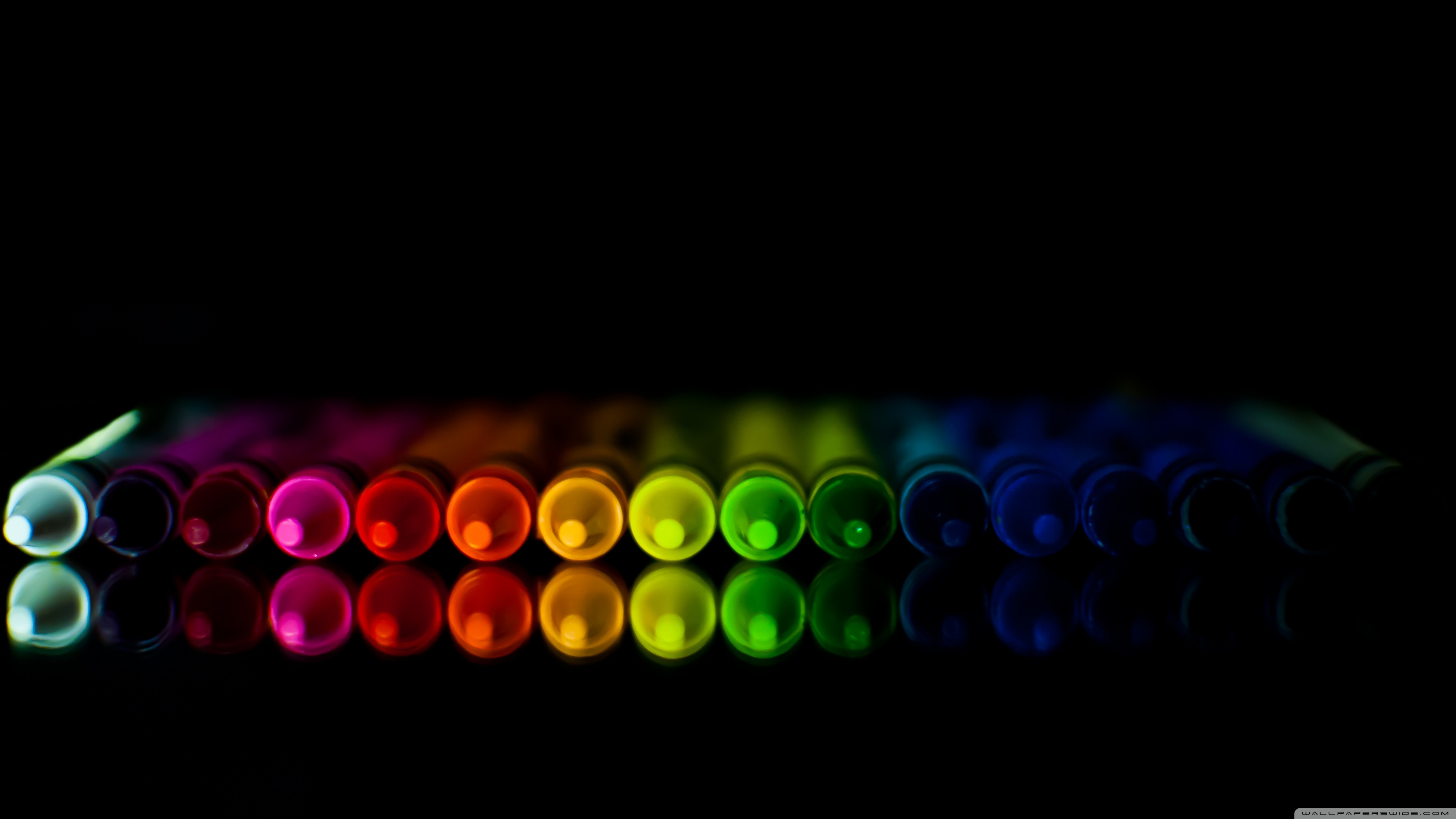 Crayons With Black Background , HD Wallpaper & Backgrounds