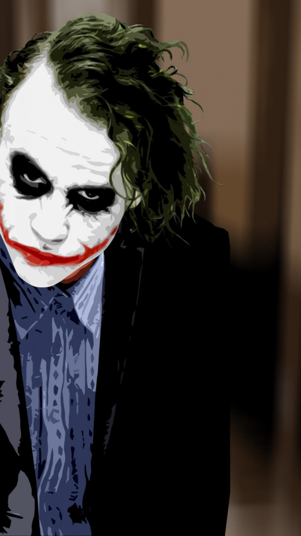 New Joker Wallpaper - Heath Ledger Joker Hd , HD Wallpaper & Backgrounds