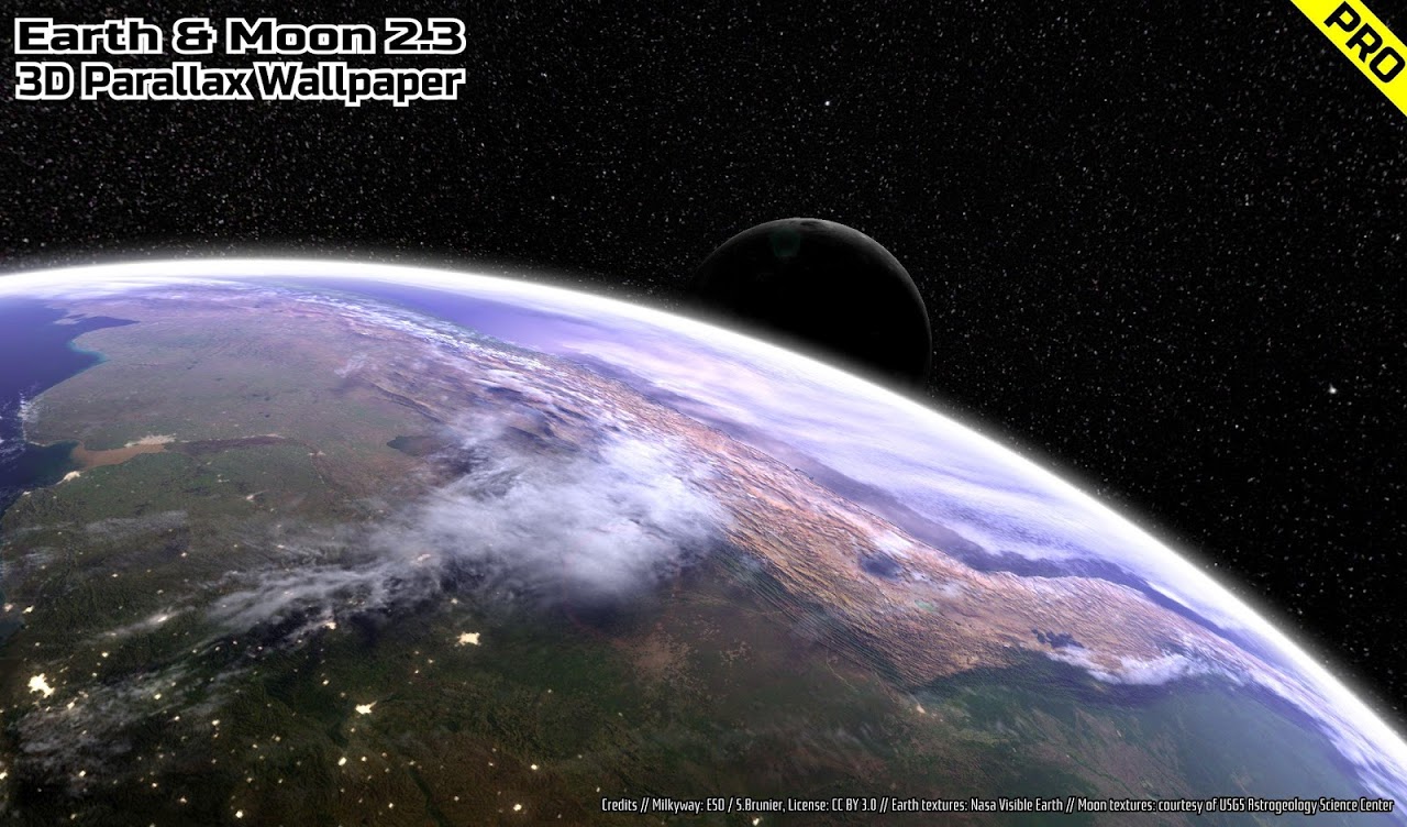 Earth And Moon 3d Pro Apk , HD Wallpaper & Backgrounds