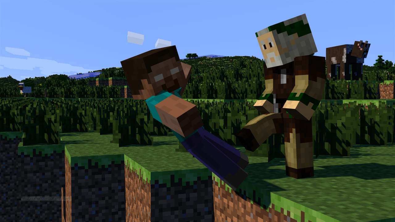 Nova Skin Minecraft Background Hd Wallpaper, Top Background - Minecraft Alex Y Steve , HD Wallpaper & Backgrounds