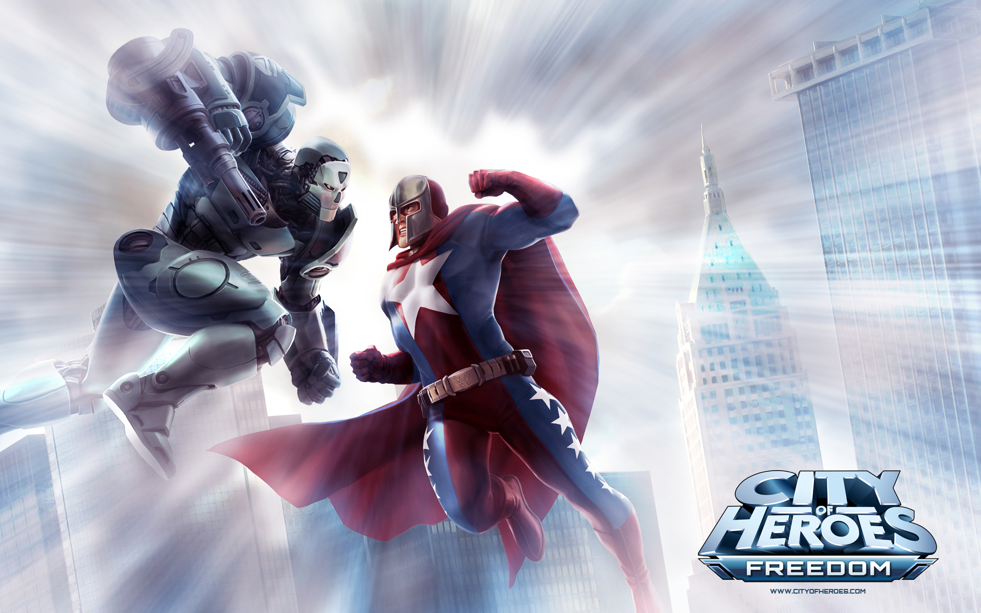 City Of Heroes Wallpaper - City Of Heroes Background , HD Wallpaper & Backgrounds