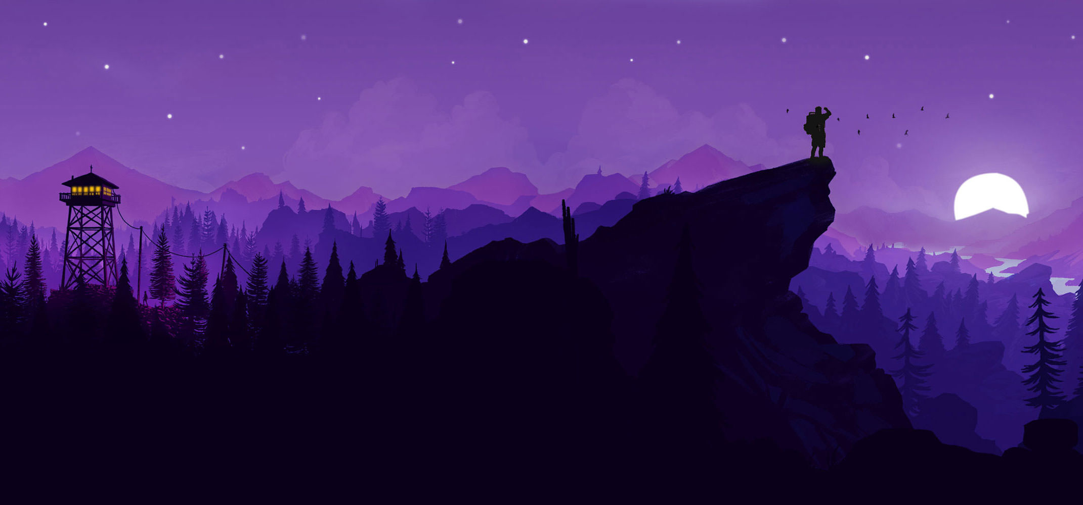 Dual monitor wallpaper