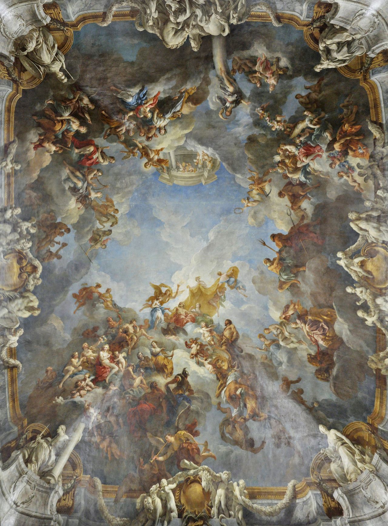 Palace Of Versailles Ceiling , HD Wallpaper & Backgrounds