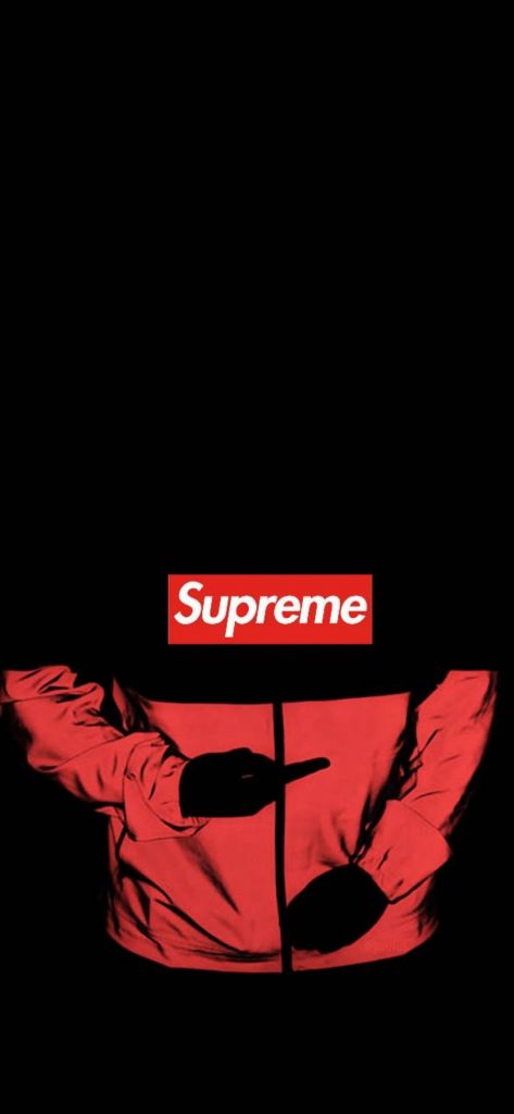 Supreme Lockscreen Wallpaper - Black Supreme Wallpaper Hd , HD Wallpaper & Backgrounds