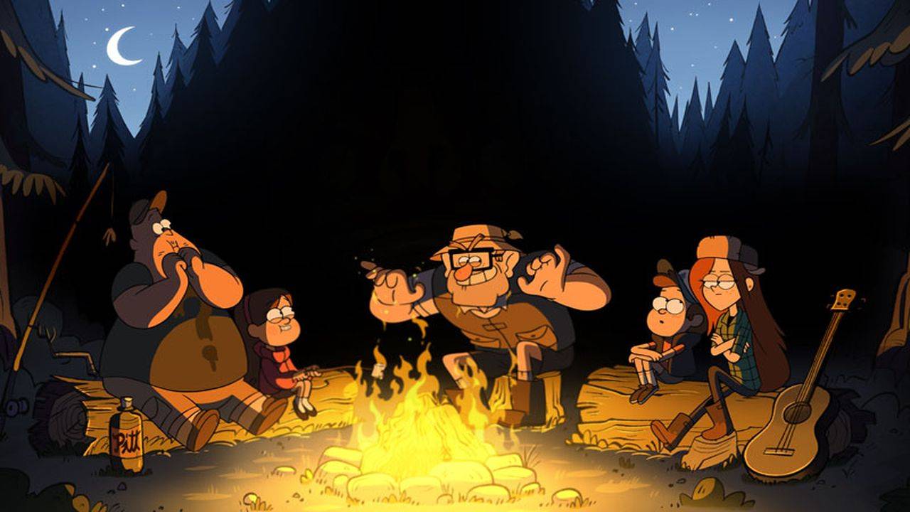 Gravity Falls Wallpaper Gravity Falls Desktop - Gravity Falls Camping , HD Wallpaper & Backgrounds