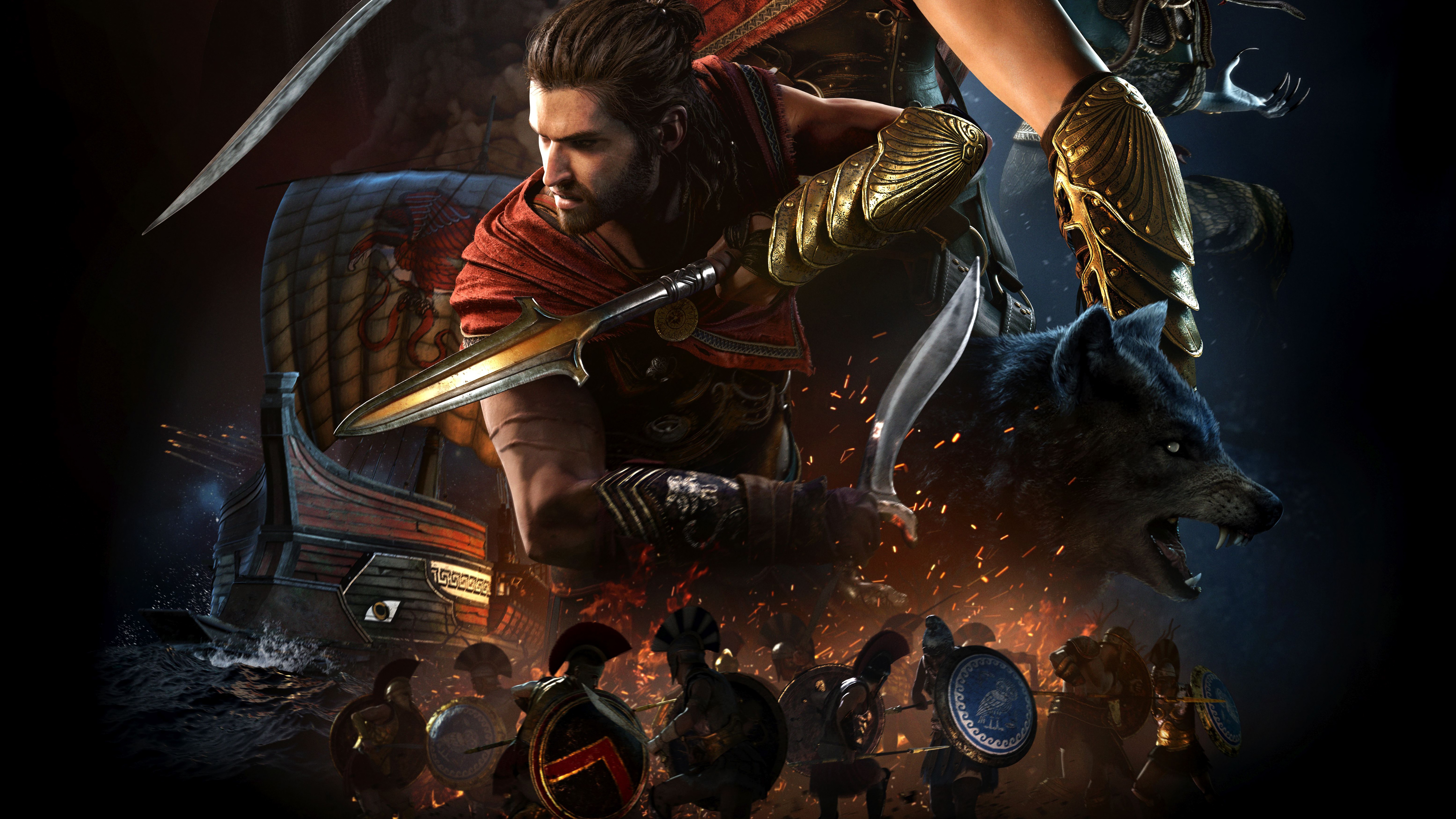 Odyssey Kassandra Assassin's Creed Odyssey , HD Wallpaper & Backgrounds