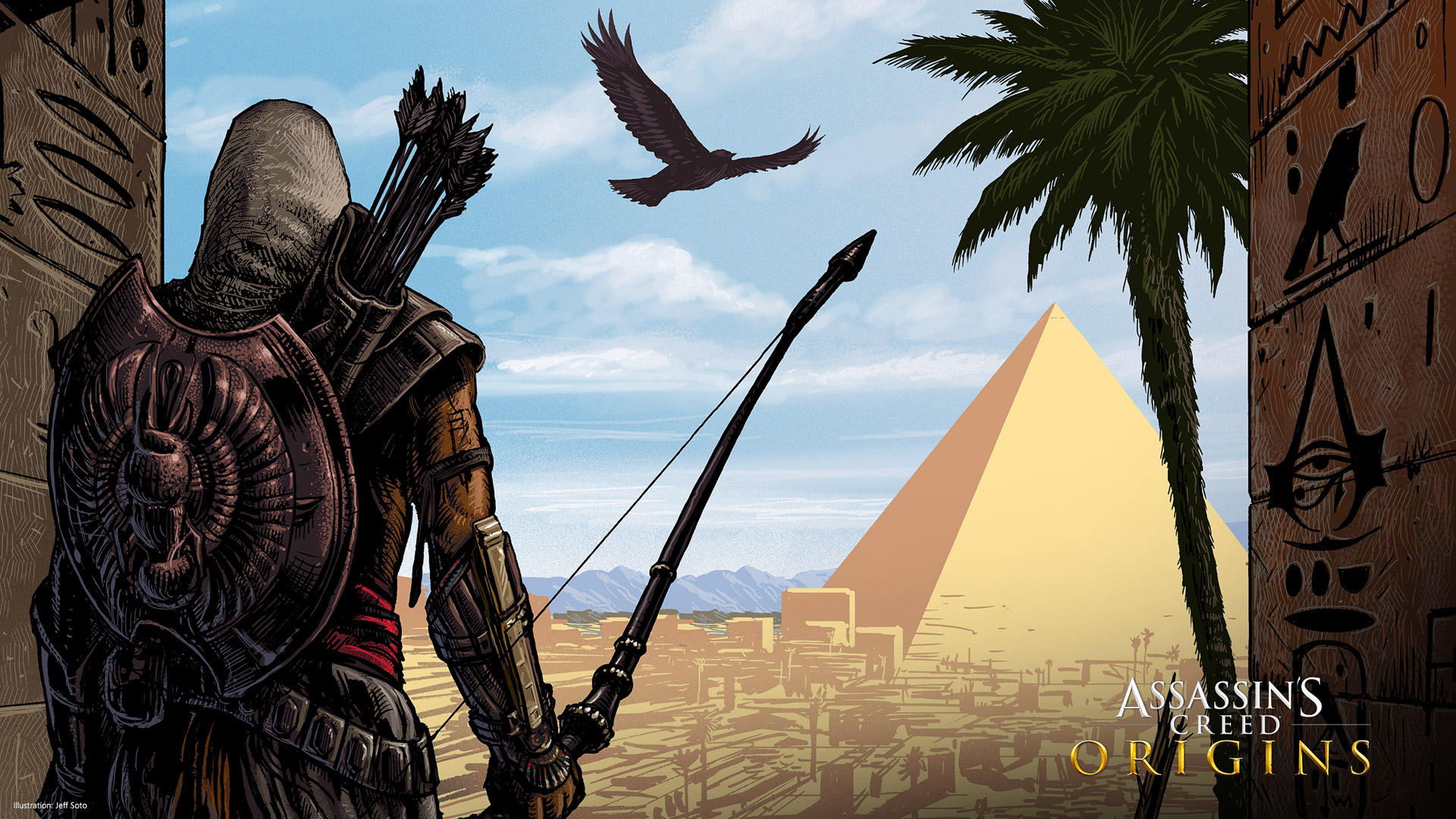 Assassin S Creed Origins Wallpaper In - Assassins Creed Origins , HD Wallpaper & Backgrounds