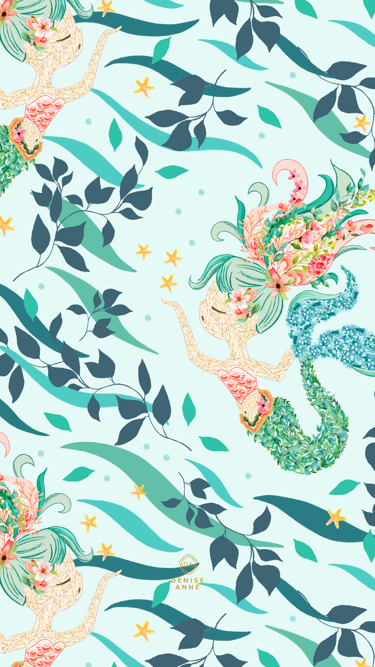 Phone Wallpaper Mermaid , HD Wallpaper & Backgrounds