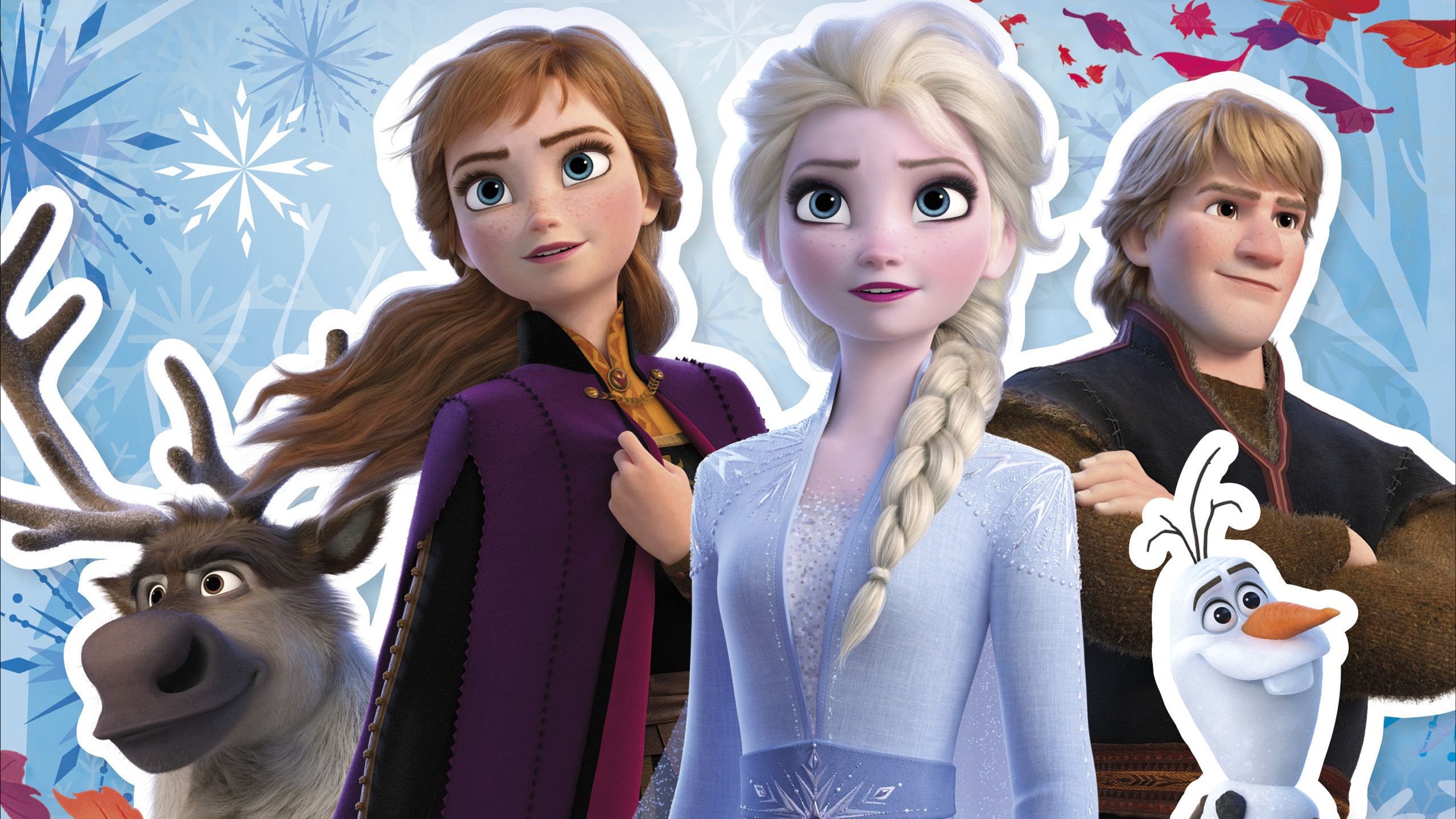 Frozen 2 Background Hd - Disney Frozen 2 Magical Sticker Book , HD Wallpaper & Backgrounds